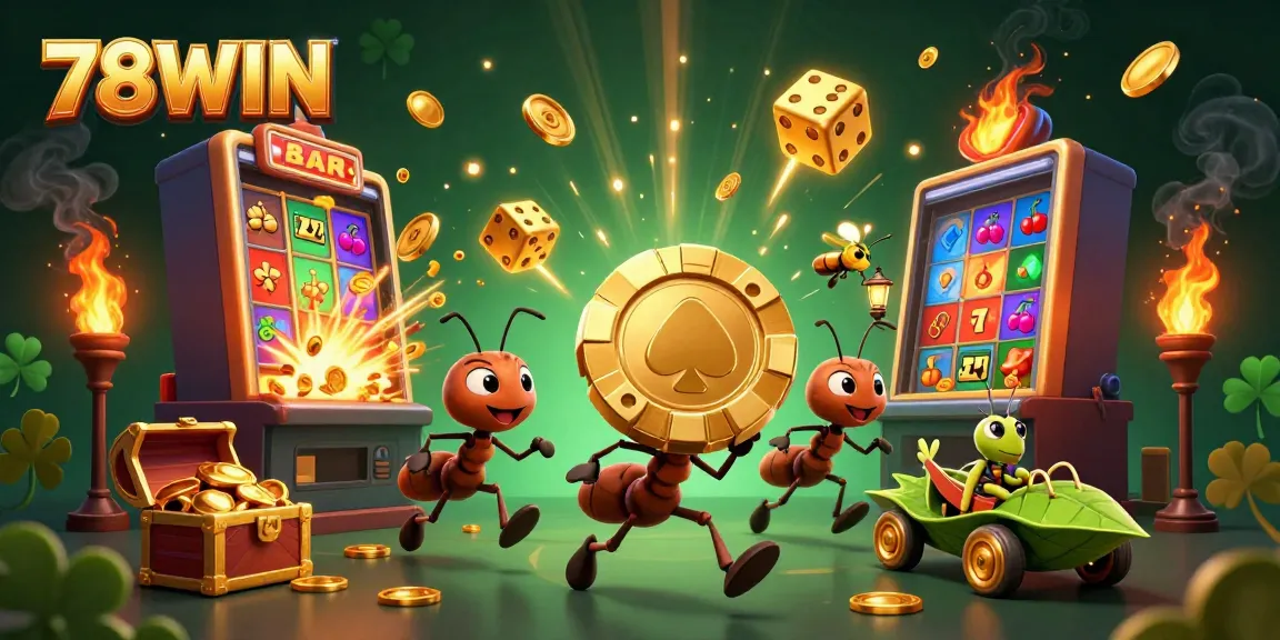 Experience thrilling gameplay at 78WIN with vivid heist-themed 3D illustration capturing the excitement of casino adventures.