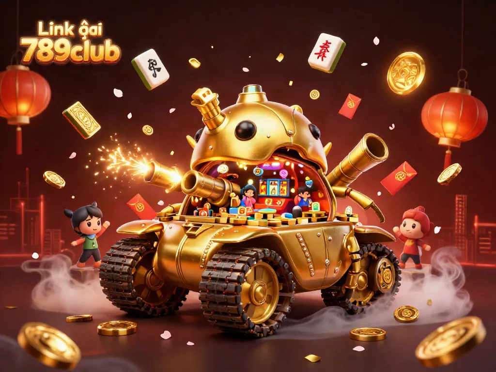 Experience rich casino excitement with the Link vào 789club beetle tank featuring games and colorful elements.
