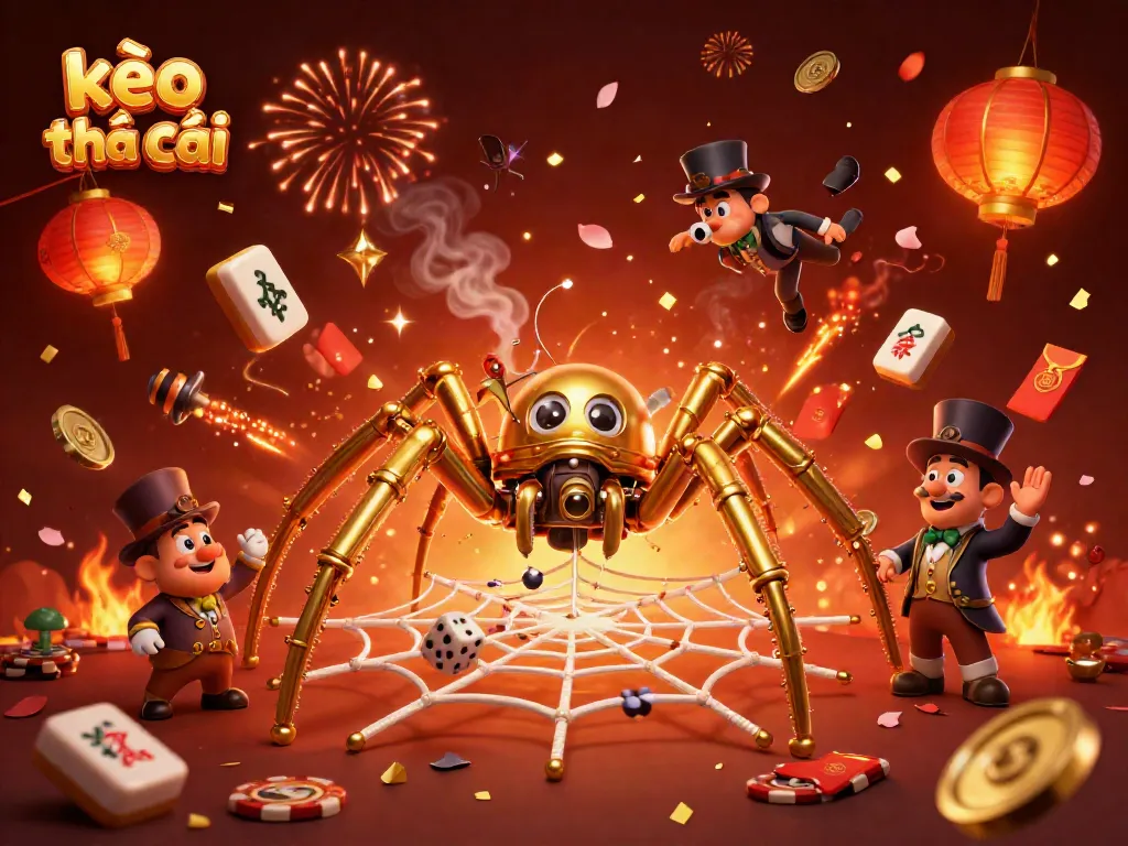 Experience the excitement of kèo nhà cái with a vibrant, dynamic steampunk illustration.