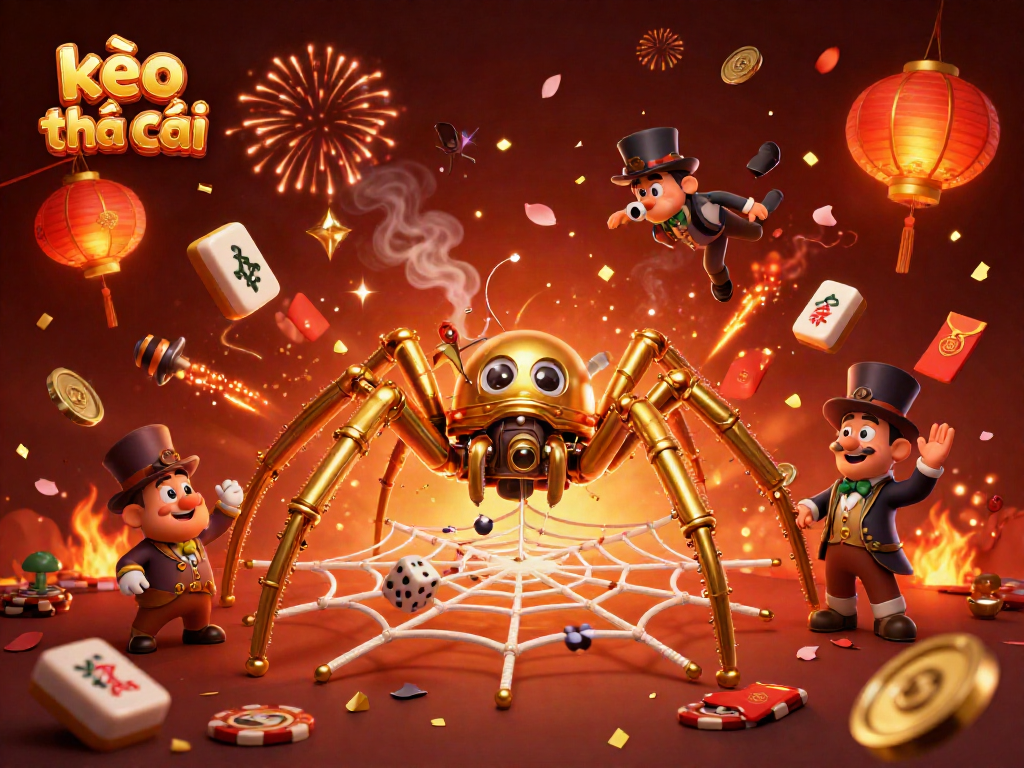 Experience the excitement of kèo nhà cái with a vibrant, dynamic steampunk illustration.