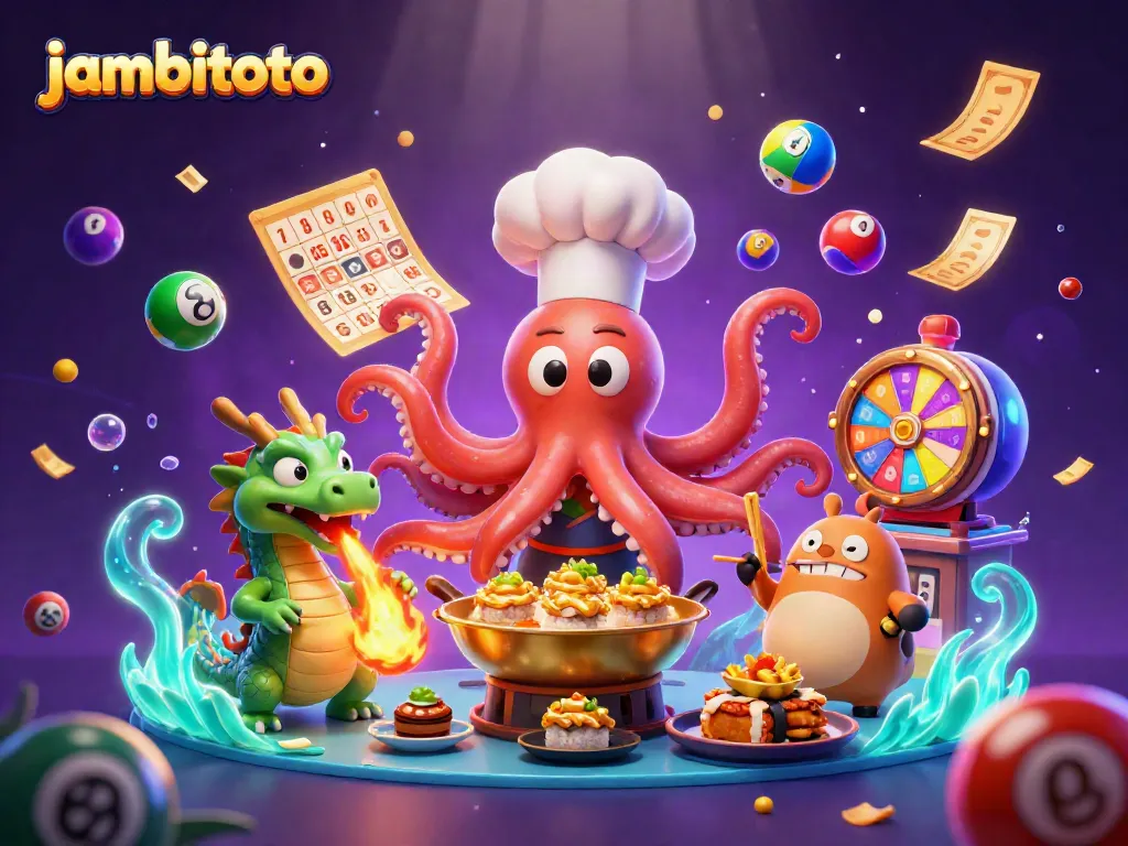 Experience the exciting jambitoto gaming adventure with lively characters and dynamic lottery elements.