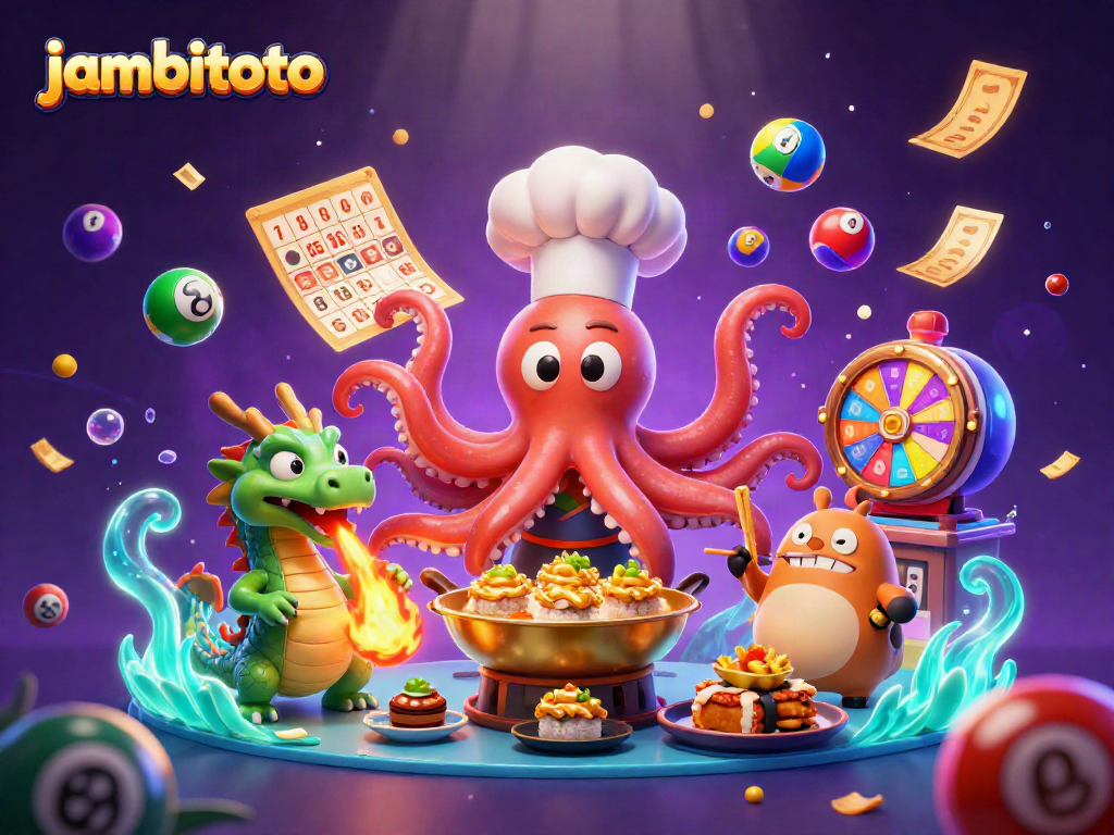 Experience the exciting jambitoto gaming adventure with lively characters and dynamic lottery elements.