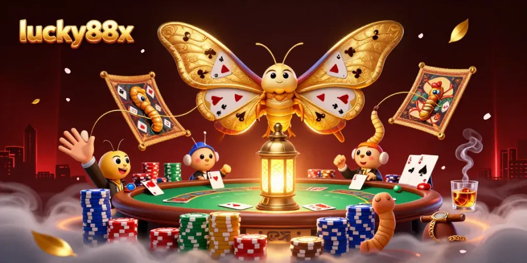 Experience thrilling gameplay at lucky88x with a vibrant 3D casino scene featuring captivating characters and dynamic elements.