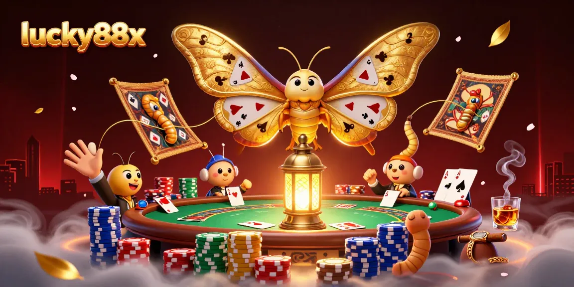 Experience thrilling gameplay at lucky88x with a vibrant 3D casino scene featuring captivating characters and dynamic elements.
