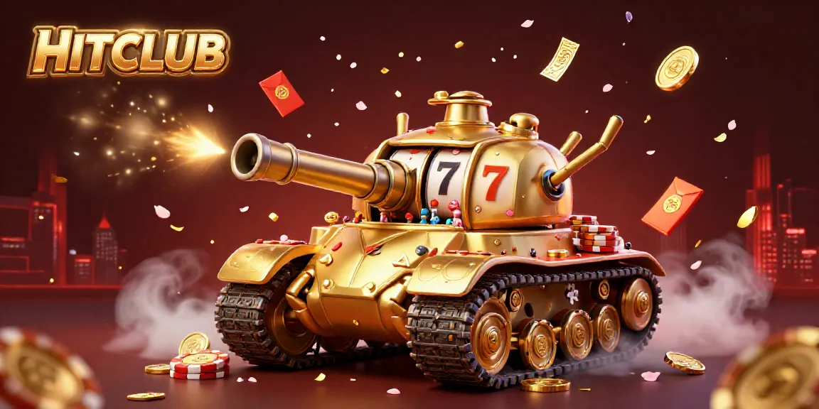 Experience the vibrant and thrilling HITCLUB casino atmosphere with dynamic elements and lively gaming action.